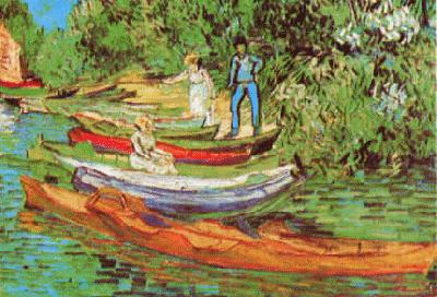 Vincent Van Gogh Bank of the Oise at Auvers oil painting picture